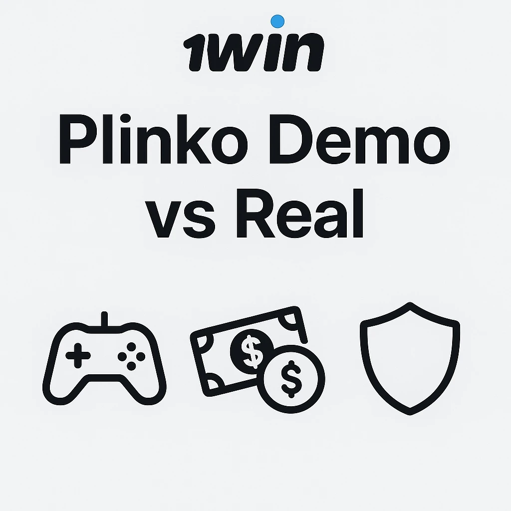 Plinko demo vs dinero real en 1Win: práctica, dinero y seguridad